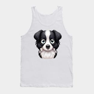 Loving Border Collie Gaze Tank Top